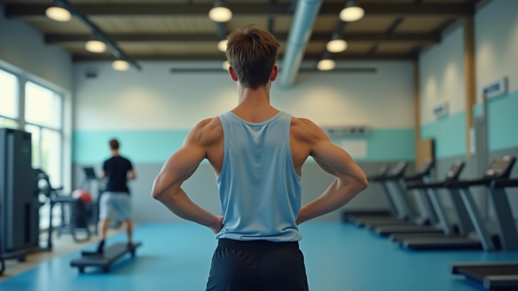 Installation municipale de sports avec équipements de base et vestiaires modernes